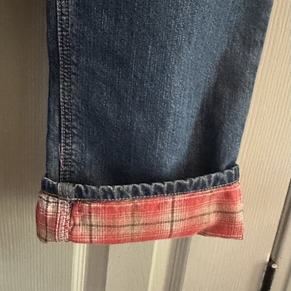 Carhartt Women's Size 10 Flannel Lined Jeans Relaxed Fit VINTAGE - Picture 7 of 7